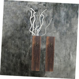 Hoement Wooden vase Dried Pampas Holder Wall Pocket vase Wood Wall Hanging Planter Wall Wood vase Wall Mount Wood vase Indoor Wall Planter Household Hanging Flower Basket Pine Wood Hoement