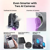 Creality K2 Plus Combo 3D Printer, Multicolor Printing with 16 Colors, 600mm/s High-Speed Printing, Dual AI Cameras for Monitoring, Full-Auto Leveling, Large Build Volume 350×350×350mm Creality