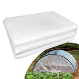 LSGCQ 6 mil Greenhouse Plastic Film Sheeting Cover 25 x 40 Ft UV Resistant Clear Polyethylene Film Green House Hoop Farm Plastic Cover for Gardening, Farming, Agriculture LSGCQ