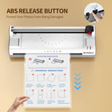 Laminator Machine 11X17 with 70Letter Size Laminating Sheets for A3/A4,13Inch Wide Thermal Hot&Cold 2Roller Lamination Laminated 3-5mil for Office Home School Teacher,with Paper Cutter,Corner Rounder lamtetur