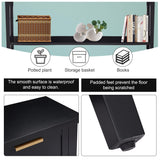 Kinsuite Long Sofa Table with 4 Drawers - Modern Black Console Table with 1 Bottom Shelf, 60 inch Wood Hallway Table Entryway Table for Living Room Bedroom Kitchen Kinsuite