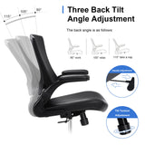 Misolant Tall Office Chair for Standing Desk, Drafting Chair with Foot Ring, Recline Office Drafting Chair, Standing Desk Chair with Adjustable Lumbar Support, PU Leather High Office Chair Misolant
