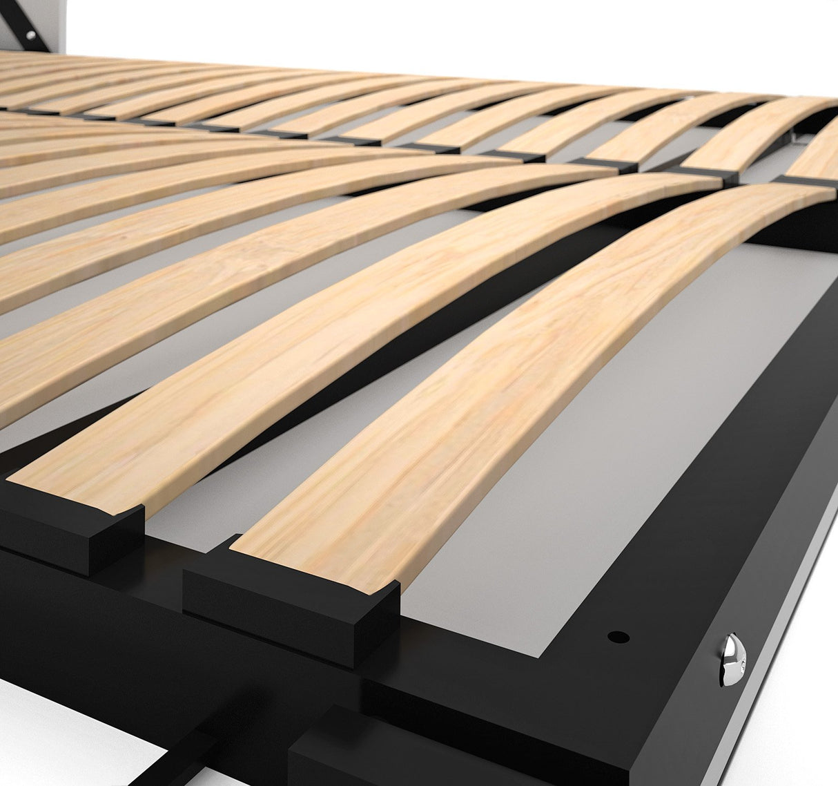 Bestar Versatile Queen Murphy Bed with 2 Shelving Units by White Bestar