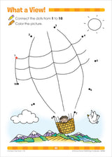 School Zone - Connect the Dots Workbook - 32 Pages, Ages 3 to 5, Preschool, Kindergarten, Dot-to-Dots, Counting, Number Puzzles, Numbers 1-10, Coloring, and More (School Zone Get Ready!™ Book Series) School Zone