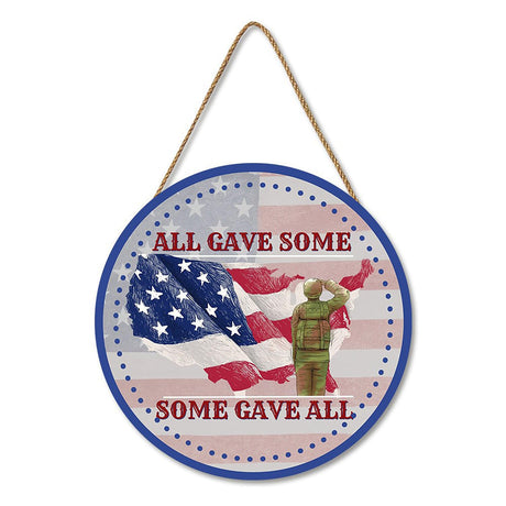 4th of July Independence Day Welcome Sign Wooden Patriotic Door Hanger Sign for Front Door Memorial Day Independence Day Patriotic Sign for Front Door Wall Rustic Farmhouse Porch Decor Decorative Mtruil