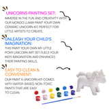 Neliblu Amazaque Paint Your Own Unicorn Kit - Pony Painting Kit Craft Set for Kids - Unicorn Painting Kit for Girls - Non-Toxic, Water-Based Paints Art DIY Set - Birthday, Party, School Craft Neliblu