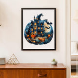 Jigfoxy Wooden Puzzles for Adults, Halloween Pumpkin Wood Puzzles Adult, Unique Animal Shape Wooden Jigsaw Puzzles for Adults, Birthday Gifts for Puzzle Lovers, Family (S-8.5 * 7.8in-100pcs) Jigfoxy