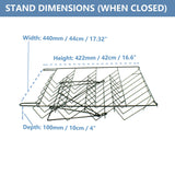 NEESEEYEE Wire Magazine Rack with 4 Open Tiers Book Signing Rack Tabletop Display Stand Holds Both Magazines and Brochures Display Rack Wire - Black NEESEEYEE