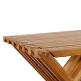 Rose Home Fashion Teak Wood Shower Stool 17" Folding Seat Fully Assembled Waterproof Bench in Bathroom Inside Corner Chair Rose Home Fashion