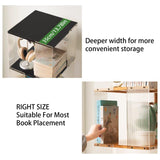 5 Tier Rotating Bookshelf, Clear Bookcase, Modern Storage Organizer Book Case for Bedroom Living Room Home Office, 360 Display Spinning Bookshelf Floor Standing Book Shelf (5 Tier - Natural) ZHUMUJIAJU