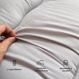 ASANEST Japanese Floor Mattress Futon Mattress,100% High Density Comfortable Foam, Thicken Tatami Mat Sleeping Pad,Roll Up Sleeping Pad ASANEST