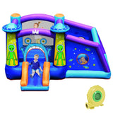 BOUNTECH Inflatable Bounce House, Alien Bouncy House for Kids Indoor Outdoor Party Fun with Large Jumping Area, Toddler Bounce House with 480w Blower Included for Backyard Birthday Gift, Christmas BOUNTECH