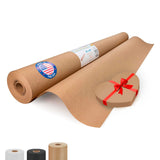IDL Packaging Brown Kraft Paper Roll 36" x 2160" (180 feet), 30lb Thickness - Brown Wrapping Paper for Packing, Moving, Shipping & Crafts/Arts - 100% Recycled Natural Craft Wrap Material IDL Packaging