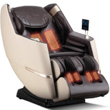 iBooMas Massage Chair, 2025 SL-Track Zero Gravity Shiatu Massage Chairs Full Body Recliner, APP, Touch Screen, Foot Rollers, Airbags, Bluetooth, Body Scan, Thai Stretch(Brown) iBooMas