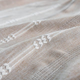 Linen Curtains 108 Inches Long for Living Room 2 Panels Set, Embroidery Farmhouse Curtains Tassel Boho Curtains for Bedroom Light Filtering Window Curtains Rod Pocket Drapes (52" W x 108" L,Khaki) BCLBUSTE