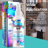 Sublimation Spray for Cotton Shirts, 100ml Sublimation Coating Spray for All Fabric Including Carton, Polyester, T-Shirts, Quick Dry Generic
