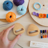 GeryVtee 6 Pcs Small Embroidery Hoop Stand Embroidery Hoop Display Stand Embroidery Frames for Display Embroidery Cross Stitch Hoop Accessories Decor (Triangle) GeryVtee