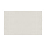 Mosobam Luxury Turkish XL Bath Mat 28X44 White 1000 GSM Bamboo Viscose & Aegean Turkish Combed Cotton Mosobam