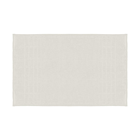 Mosobam Luxury Turkish XL Bath Mat 28X44 White 1000 GSM Bamboo Viscose & Aegean Turkish Combed Cotton Mosobam