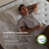 COMFBOX Queen Mattress-12 Inch Queen Size Hybrid Mattress in a Box- Medium Firm - Contouring Memory Foam & Innerspring Coils - Cooling Top Layer - Pressure-Relief - 365-Night Trial COMFBOX