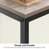 MAHANCRIS Console Table, 70.9" Narrow Long Sofa Table, Entryway Table, Industrial Sofa Table, Side Table, for Hallway, Living Room, Sturdy and Stable, Easy to Assemble, Greige CTHG18001Z MAHANCRIS