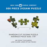 New York Puzzle Company - Harry Potter Book Cover Collage - 500 Piece Jigsaw Puzzle for Adults by Mary GrandPré New York Puzzle Company