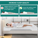 TANYOO Sagging Mattress Support Fix Sinking Beds High Density Foam Insert Pad for Sagging Bed Repair and Extends Life 47 x 25 x 2 Inches Pack of 1 TANYOO