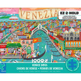 Ceaco - Venice Dogs - 1000 Larger Sized Piece Jigsaw Puzzle Ceaco
