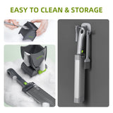 Fresh Meat Slicer, Thickness Adjustable, Stainless Steel Kitchen Cleaver Knife Set With Block, Manual Fresh Meat Cutter Jerky Slicer For Beef Pork, Cooking BBQ Hot Pot (Gray) QYKIC