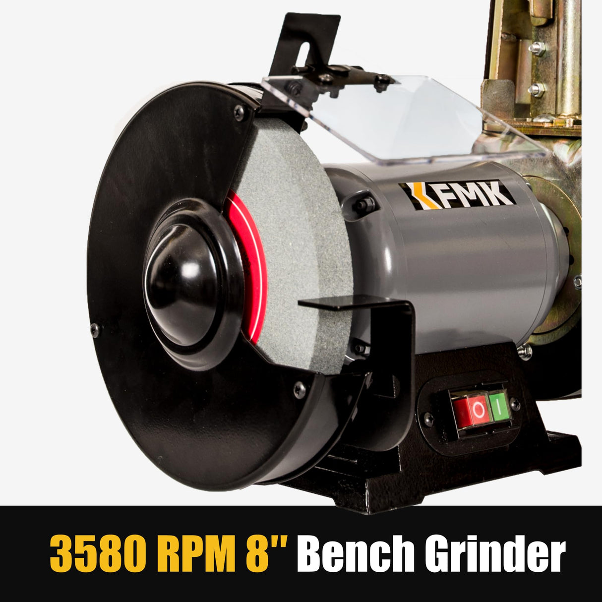 KFMK 𝟑𝐢𝐧𝟏 2"x36" Belt Sander 7" Disc Sander and 8" Grinder Combo, 3.1 Amp Bench Belt Sander for Metal Working, 2 inch Belt Grinder for Knife Making and Sharpening, KF8236 KFMK