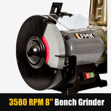 KFMK 𝟑𝐢𝐧𝟏 2"x36" Belt Sander 7" Disc Sander and 8" Grinder Combo, 3.1 Amp Bench Belt Sander for Metal Working, 2 inch Belt Grinder for Knife Making and Sharpening, KF8236 KFMK