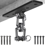 Lifeswell Heavy Bag Hanger, Punching Bag Ceiling Mount Hanger, 360° Rotation Hook for Boxing, MMA, Aerial Yoga, Hammock, and More, 600 LB Capacity Lifeswell