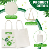 Xuniea 32 Pieces Sublimation Polyester Tote Bags Blanks Bulk 9.8 x 11.8 Inch Reusable Canvas Tote Printable Grocery Bags for Halloween Christmas DIY Gift Xuniea