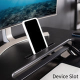 VIVO 36 inch Electric Height Adjustable Stand Up Desk Converter, VE Series, Sit to Stand Tabletop Dual Monitor Riser with USB Port, Black, DESK-V000VE VIVO