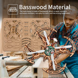 Diy Mini Wooden Drone RC Quadcopter Building Kits for Kids or Beginner,School Educational Science Kits Remote Control for Boys and Girls and Teens(Ages 5-7, 5-9, 8-12, 10+) gkfescc XYQ-2 gkfescc