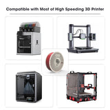 eSUN PLA+ Refilament 1.75mm and Upgarded eSpool+ Set, Reusable and Removable Filament Spool Replacement with 3D Printer Refill PLA Plus, 1KG Spoolless 3D Printing Filament, Bone White eSUN