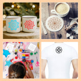 56 Pack (3.6x3.6 inch) Stencils for Painting, Reusable Mandala Dot Painting Stencils for DIY Rock Murals Art Projects WSICSE