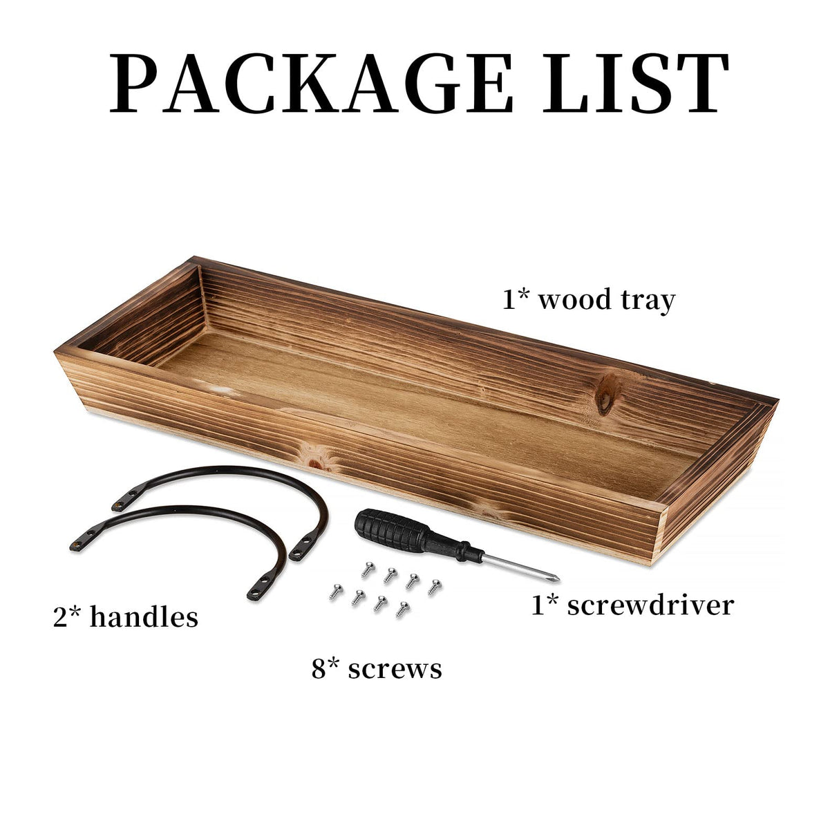 Long Narrow Wood Candle Tray: Hanobe Rustic Wooden Candle Holders Rectangular Table Centerpieces for Dining Room Farmhouse Pillar Stand with Handle Rectangle Tea Light Base Coffee Table Decor, Brown Hanobe