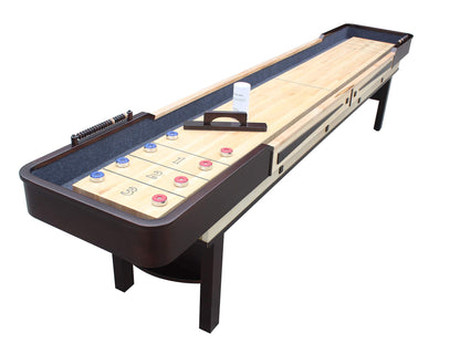 Merlot 12' Shuffleboard Table - Espresso - WoodArtSupply