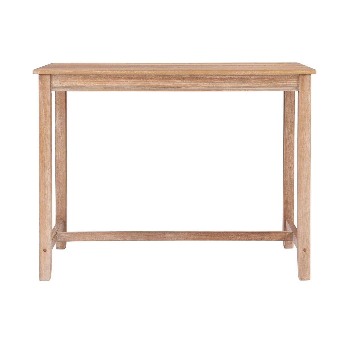 Linon Distresed 36 inch Height Pub Claridge Table, Distressed Brown Counter Linon