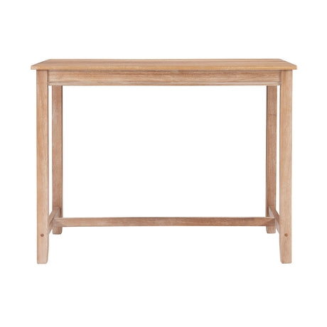 Linon Distresed 36 inch Height Pub Claridge Table, Distressed Brown Counter Linon