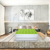 YENING Full Size Air Mattress with Built in Pump Raised Double Blow up Bed Inflatable Camping Airbed Electric 18 Inch Tall YENING