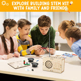 Stem Projects Toys for Boys age 8-12 12-14 Science Kit Building Own Bluetooth Speaker & FM Radio DIY Electronics Kit Science Experiments Kid 9-12 Boy Toys Birthday Gift 8 9 10 11 13 Year Old Teen Girl choopheme