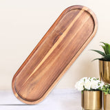 Wooden Vanity Bathroom Trays, Farmhouse Wood Perfume Tray Home Rustic Decor Plate, Kitchen Counter Top Storage, Rectangular Sink Organizer Tray for Soap Bottle Accessories GinSent