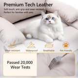 GNMLP2020 Swivel Rocker Recliner Chair for Adults, Rocking Small Recliner Chairs for Small Spaces, Glider Chairs Recliner Lazyboy Single Sofa for Nursery, Living Room, RV, Beige GNMLP2020