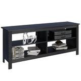 Panana Black TV Stand for 50 inch TV, Storage Shelves, Entertainment Center, Media Console, Living Room, Bedroom Panana