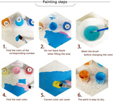 Christmas Paint by Numbers Kit for Adults- Snowman Adult Paint by Number Kits on Canvas Arts Crafts for Adults(16 x 20 Inch) Clendo