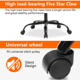 Gaming Chair, High Back PU Leather Gaming Chairs Computer Chair with Headrest & Lumbar Support, Height Adjustable Wide Seat Gamer Chair Gaming Chairs for Adults, Game Chair with Footrest & Armrest Haiput Wam