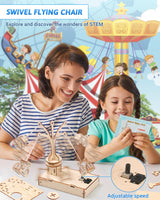 Poraxy STEM Kits for Kids Ages 8-10-12, 5 Set Wooden 3D Puzzles, Educational Science Experiment Building Projects Crafts, Toys for Ages 8-13, Birthday Gifts for Boys Girls 8 9 10 11 12 13 Years Old Poraxy