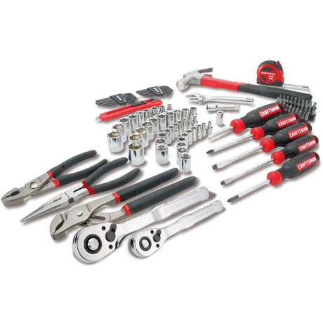 CRAFTSMAN Mechanics Tool Set, 102 Piece Hand Tool and Socket Set SAE/Metric (CMMT99449) CRAFTSMAN